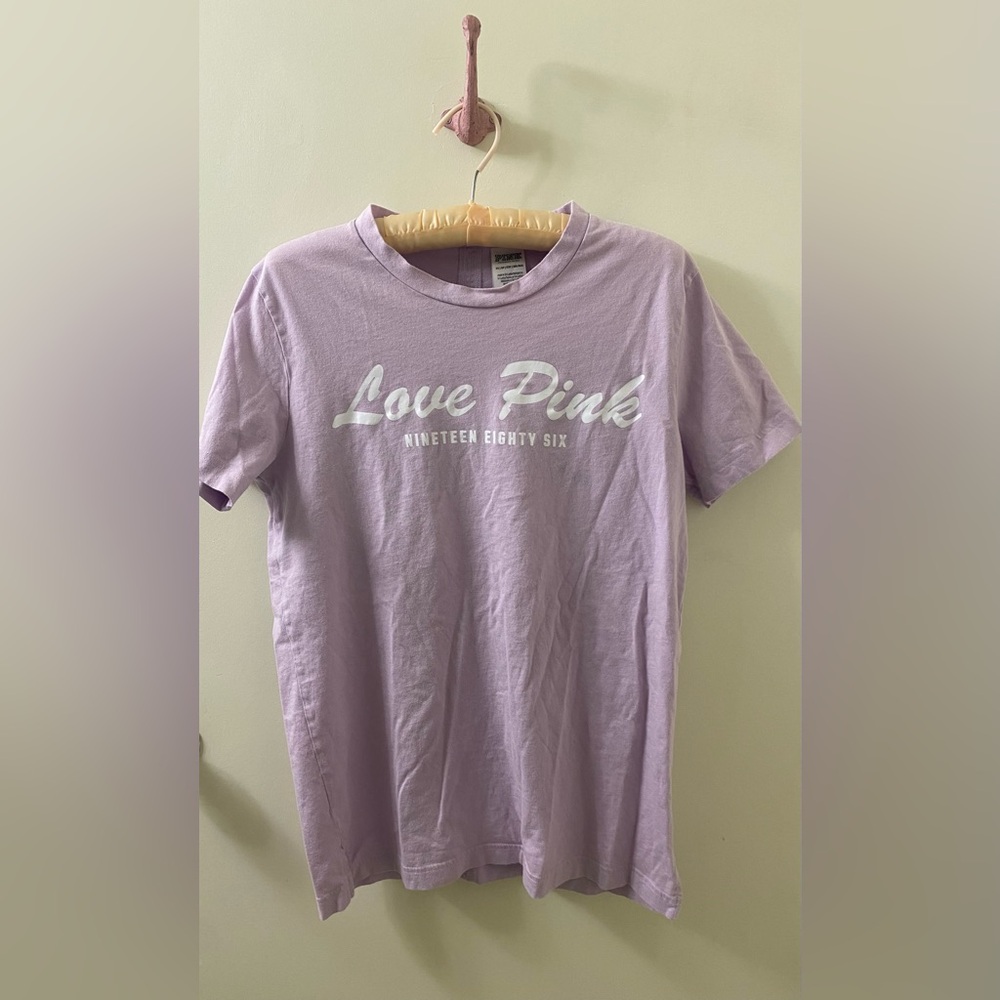 PINK Victoria's Secret Lavender Tee